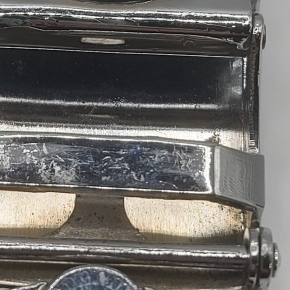 Dolce Gabbana Belt Buckle Black Gold Tone Silver Tone - Picture 6 of 8